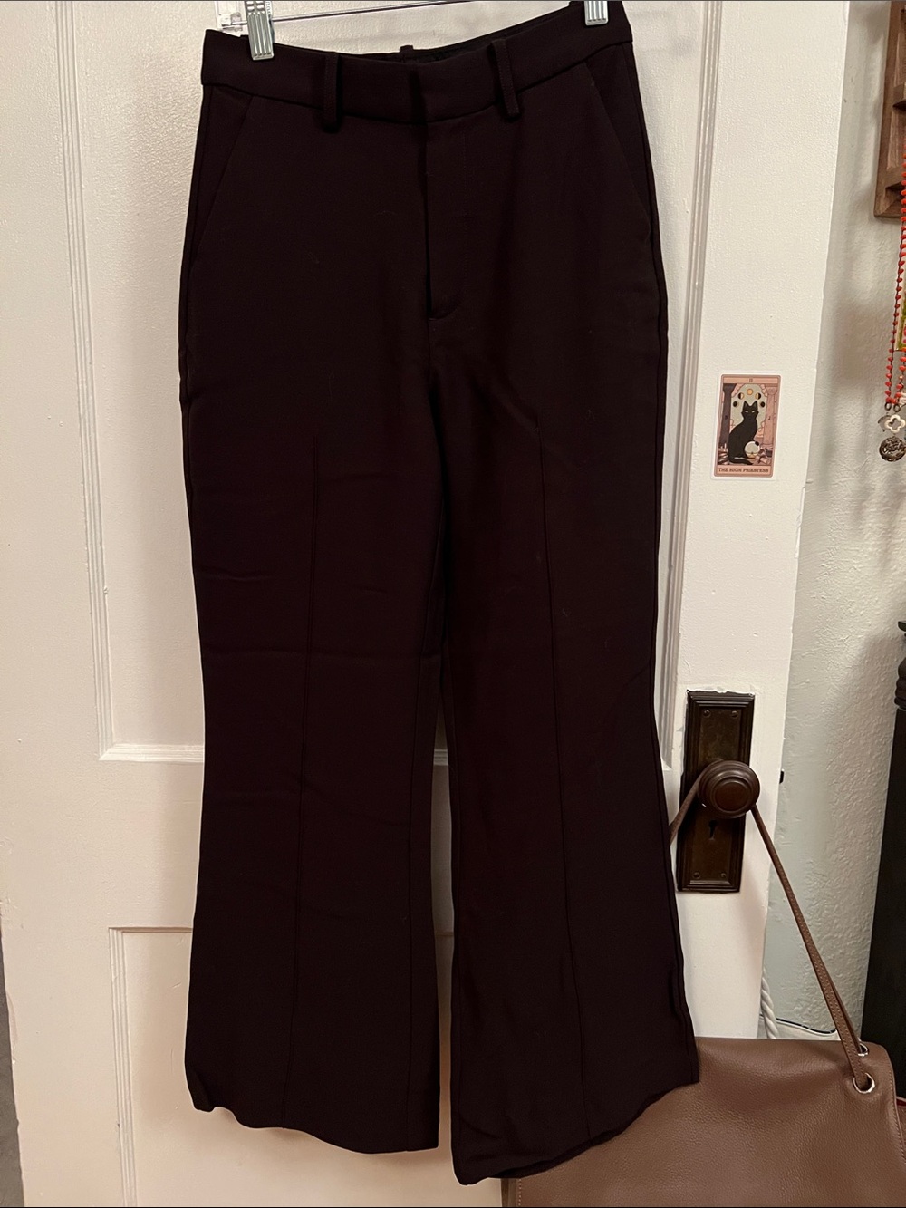 Apiece Apart Rene Women's Boot Cut Pants in Deep Brown